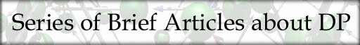 Series of Brief Articles about Digital Physics (DP)