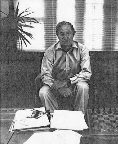 Edward Fredkin in his house near Boston, Massachusetts. Photo: Richard Howard (c) 1988